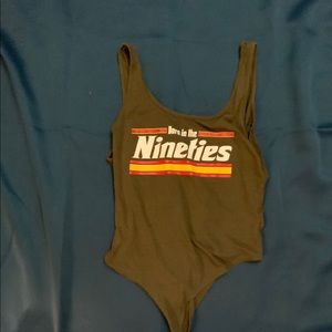 Brand New - Charlotte Russe “The Nineties” Leotard